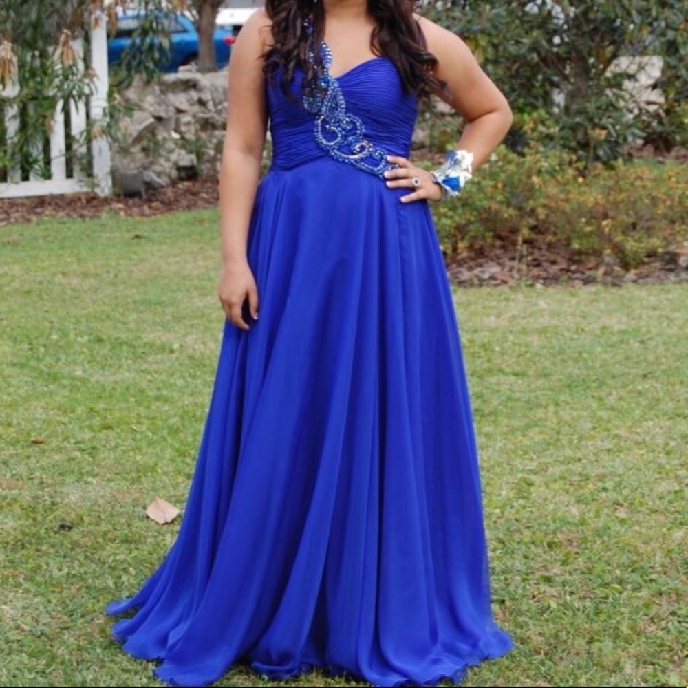 Sherri Hill Gown (royal blue)